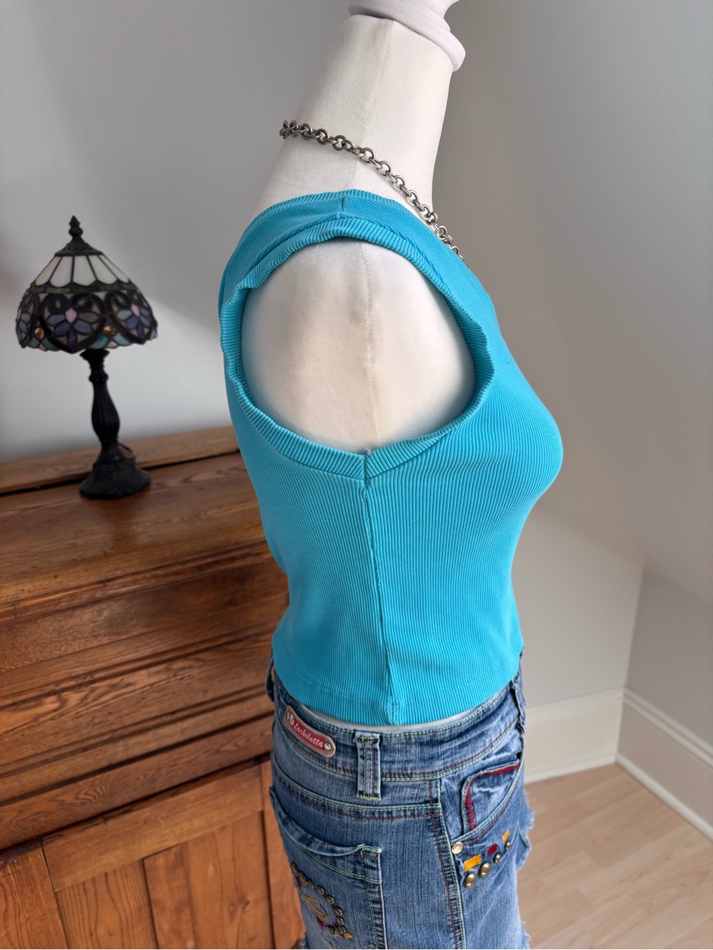 Marjane One Shoulder Ribbed Top 💎 - Picture 4 of 6